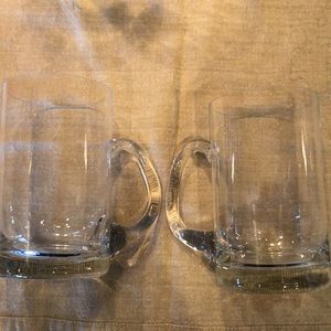 Set of Tiffany crystal beer mugs 🍻